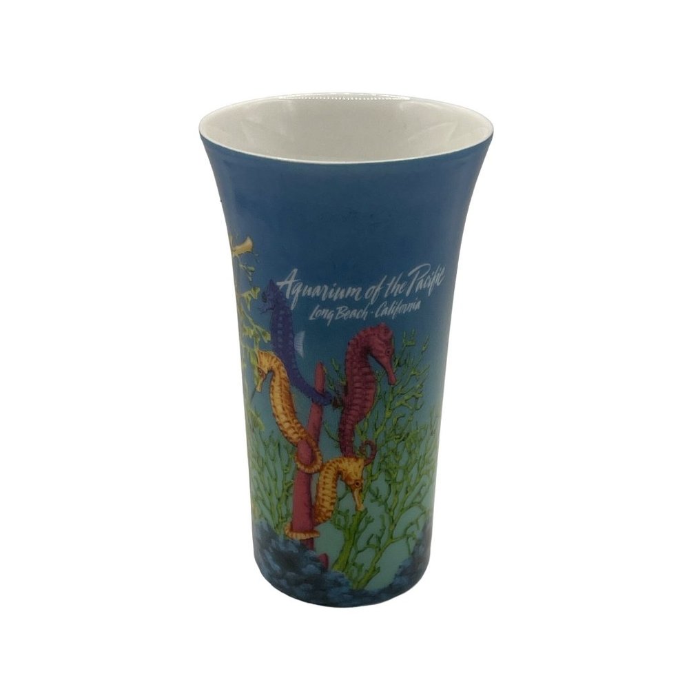 Vintage Tall Shot Glass Shooter Aquarium of the Pacific 2 oz
